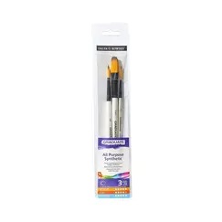 Pack Pincel Aguarela Redondo Oval Liner 3un