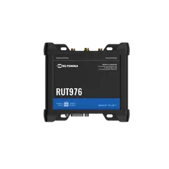 TELTONIKA NETWORKS RUT976 DUAL SIM eSIM Redcap 5G/4G/LTE RS232 RS485 I/O WiFi GNSS Router
