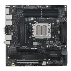 ASUS Pro WS B850M-ACE SE AM5 AMD Micro-ATX motherboard 4xDDR5 PCIe 5.0 2xM.2 1xHDMI 2xDisplayPort 1xVGA 4xSATA