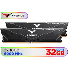 TEAM GROUP 32GB 2X16GB 6000MT/s DDR5 CL38 DIMM T-FORCE Vulcan UD-D5