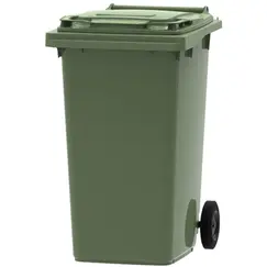 Contentor 240L Polietileno 2 Rodas c/Tampa Verde