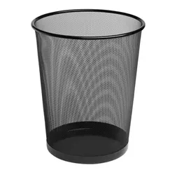 Papeleira 18L Tipo Rede Preto
