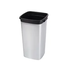 Contentor 60L Quadrado Cinza Cube sem Tampa