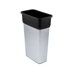 Contentor 70L Cinza/Preto Neo Ecosort sem Tampa