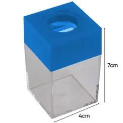 Porta Clips Magnético Quadrado Azul
