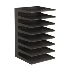 Conjunto 8 Tabuleiros Metálicos Preto