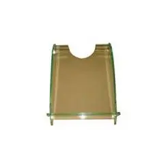 Tabuleiro Secretária Transparente Cristal Verde