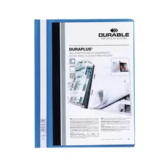 Classificador Capa Transparente Azul A4+ Durable Duraplus