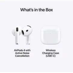 APPLE AirPods 4 (USB-C) with Active Noise Cancellation