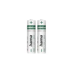 Pilhas Recarregáveis AAA 1.2V 1000mAh Hama 2un