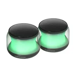 MARS GAMING MS-AURA BLUETOOTH 5.3 RGB 360 MINI SPEAKER 15W CUSTOM DSP CHIPSET CONTROL BOX BLACK
