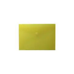 Bolsa 250x180mm A5 Envelope Fecho Velcro Plástico Amarelo