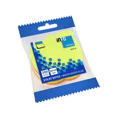 Bloco Notas Aderentes 070x070mm Maçã 200 Folhas