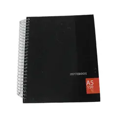 Caderno Espiral A5 Pautado 70g NoteBook Sortido 150Fls 5un