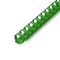 Argolas PVC Encadernar 14mm Verde 110 Folhas 100un