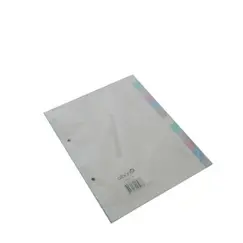 Separadores A5 Cartolina 12un (5 Cores)