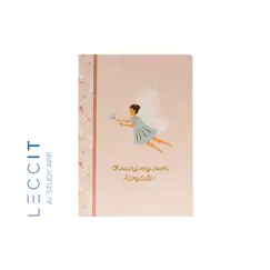 Caderno Agrafado A5 Pautado FAIRIES Rose 48Fls 1un