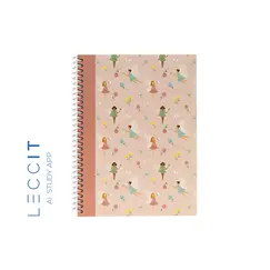 Caderno Espiral A5 Pautado FAIRIES Tale 80Fls 1un
