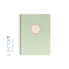 Caderno Espiral A5 Pautado LACES Verde 80Fls 1un