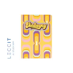 Caderno Agrafado A5 Pautado VINTAGEY Retro 48Fls 1un