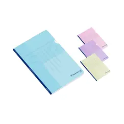 Caderno Agrafado A4 Pautado PP Ambar Sortido Pastel 48Fl 1un