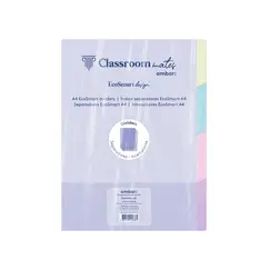 Separadores Caderno EcoSmart Ambar A4 4un
