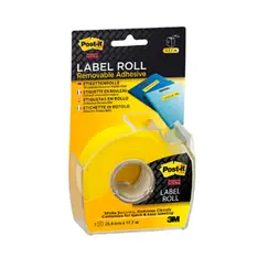 Etiquetas em Rolo Post-it 025,4mmx17,7m Amarelo 1un