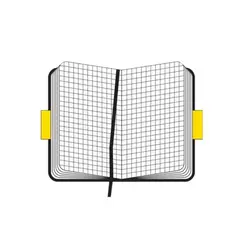 Bloco Notas de Bolso Quadri. Moleskine Clássico Vermelho