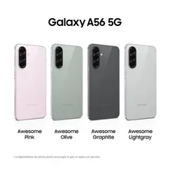 SAMSUNG Galaxy A56 5G 8GB 256GB 6.7inch Super Amoled 120HZ FHD+ EXYNOS 1580 5000mha WIFI 6 ESIM Enterprise Eition Black