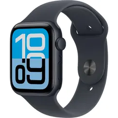 APPLE WATCH SE 3 GPS 44MM MIDNIGHT ALUMINIUM CASE WITH MIDNIGHT SPORT BAND - S/M