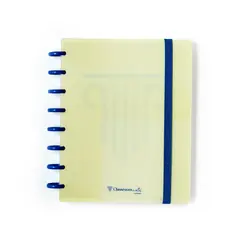 Caderno EcoSmart Classroom A5 PP Ambar Limão 100g 100Fls