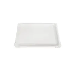 Travessas Cartão Retangular Branco 23x17cm 100un