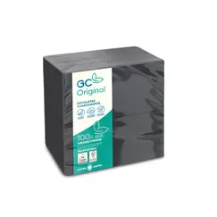 Guardanapos 40x40 1/8 2Fls Preto P&P 120un