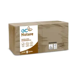 Guardanapos 20x20 2Fls Reciclados Nature P&P 100% 100un