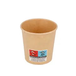 Copos 118ml Cartão Kraft 4oz Bebidas Quentes 50un
