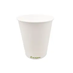 Copos 237ml Papel 8oz Plastic Free Branco 50un