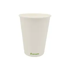 Copos 355ml Papel 12oz Plastic Free Branco 50un