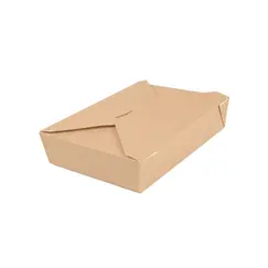 Caixa Cartolina Kraft 19,6x14x4,5cm 1470ml THEPACK 50un