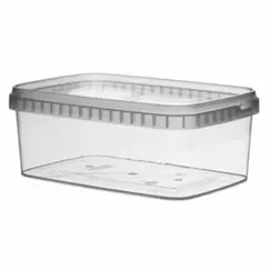 Embalagem Alimentar 1200ml PP Reutilizável c/Tampa 1un