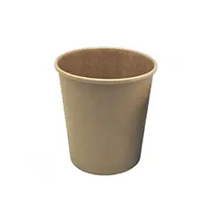 Embalagem Redonda Alimentar 750ml Cartão Kraft s/Tampa 25un