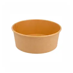 Saladeiras 750ml Cartão Redondo Ø150mm Cor Kraft 50un