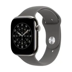 APPLE WATCH SERIES 11 GPS + CELLULAR 42MM NATURAL TITANIUM CASE WITH STONE GREY SPORT BAND - S/M