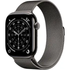 APPLE WATCH SERIES 11 GPS + CELLULAR 46MM SLATE TITANIUM CASE WITH SLATE MILANESE LOOP - S/M
