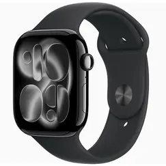 APPLE WATCH SERIES 11 GPS 46MM JET BLACK ALUMINIUM CASE WITH BLACK SPORT BAND - M/L