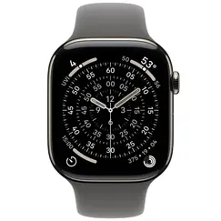 APPLE WATCH SERIES 11 GPS + CELLULAR 46MM NATURAL TITANIUM CASE WITH STONE GREY SPORT BAND - S/M