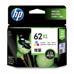 HP 62XL High Yield Tri-Color Original Ink Cartridge