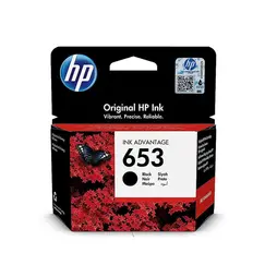 HP 653 Black Original Ink Advantage Cartridge
