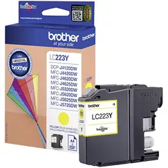 BROTHER LC223Y ink yellow 550pages DCPJ562 DCPJ4120 MFCJ480 MFCJ880 MFCJ4420 MFCJ4620 MFCJ5320 MFCJ5620 MFCJ5720