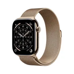 APPLE WATCH SERIES 11 GPS + CELLULAR 46MM GOLD TITANIUM CASE WITH GOLD MILANESE LOOP - M/L