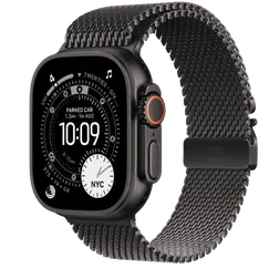 APPLE WATCH ULTRA 3 GPS + CELLULAR 49MM BLACK TITANIUM CASE WITH BLACK TITANIUM MILANESE LOOP - SMALL